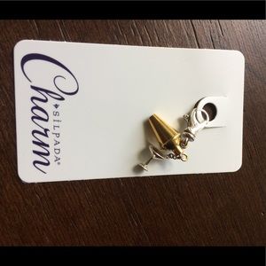 Silpada Sterling Silver Tiny Martini Charm